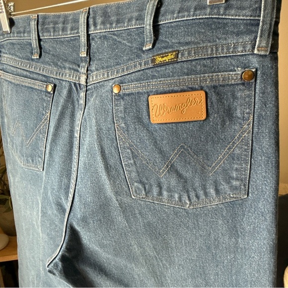Wrangler Men’s 13MWZ Cowboy Cut Original Blue Jeans Size 38x34 - Picture 7 of 12
